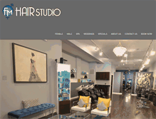 Tablet Screenshot of fmhairstudio.com